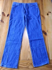 Wrangler Cowboy Cut Jeans Blue 38x32 936PWD 100% Cotton Rodeo Western