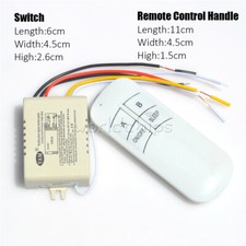 1/2/3/4 Way 220V Wireless Remote Control Switch Light Lamp Receiver Transmitter