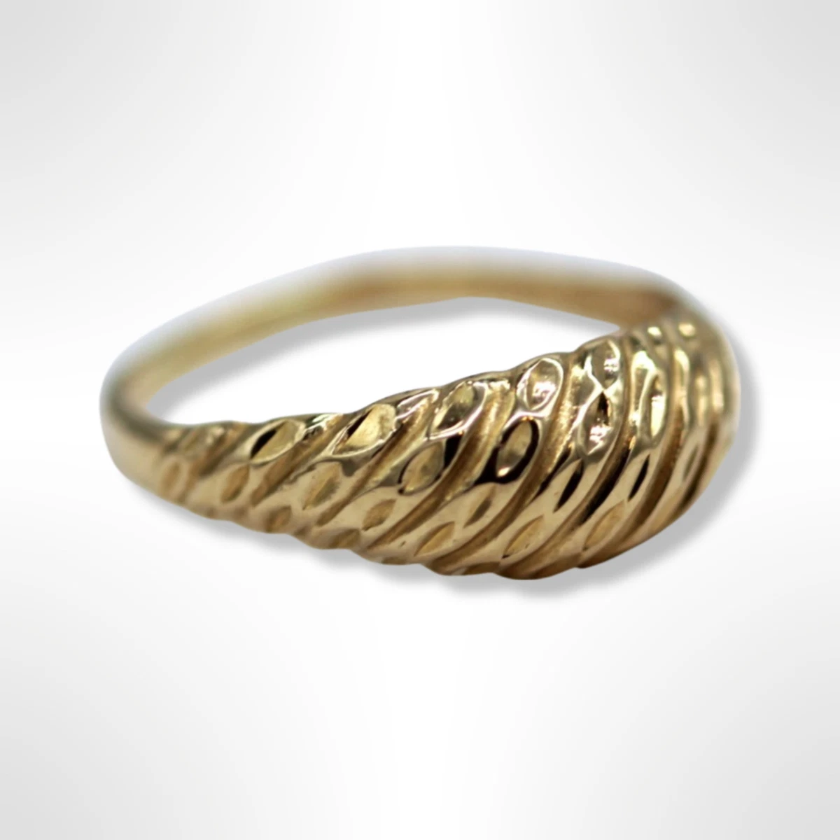 14k gold shrimp on sale ring