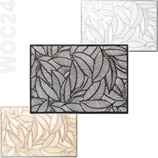 Tischset Platzdeckchen Platzset abwaschbar Farn Palme Blätter Kunststoff