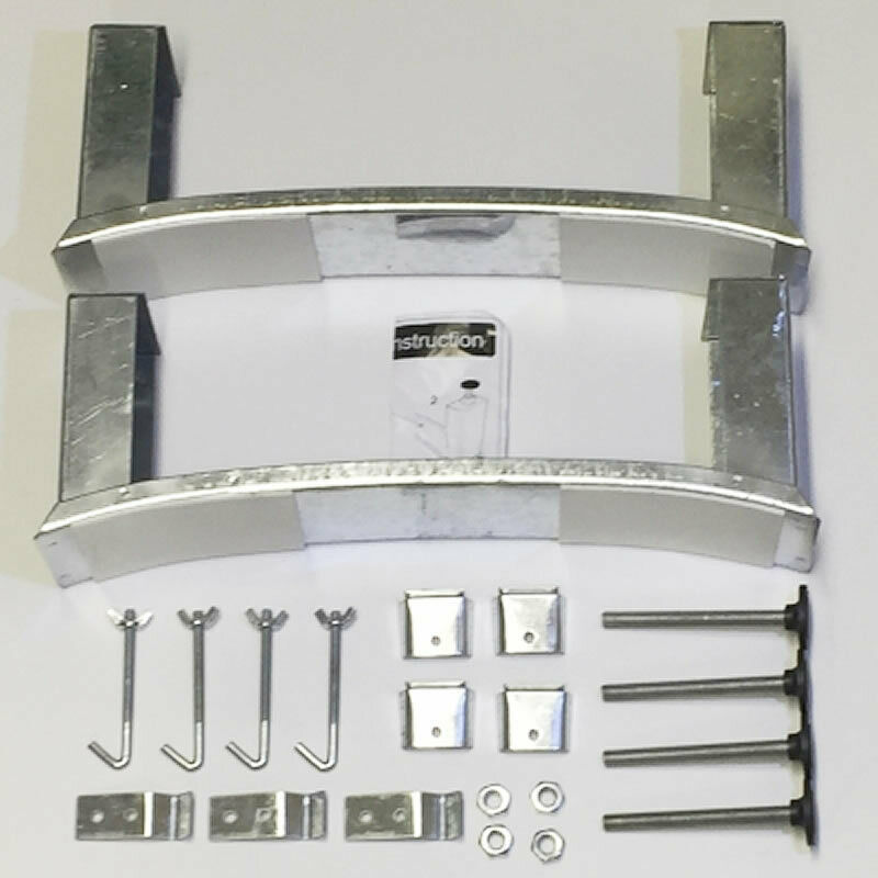 Twyford Universal Steel Bath Leg set & Wall Clips BG6041XX
