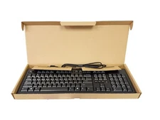 HP PR1101U Wired Keyboard with Number Pad, Black