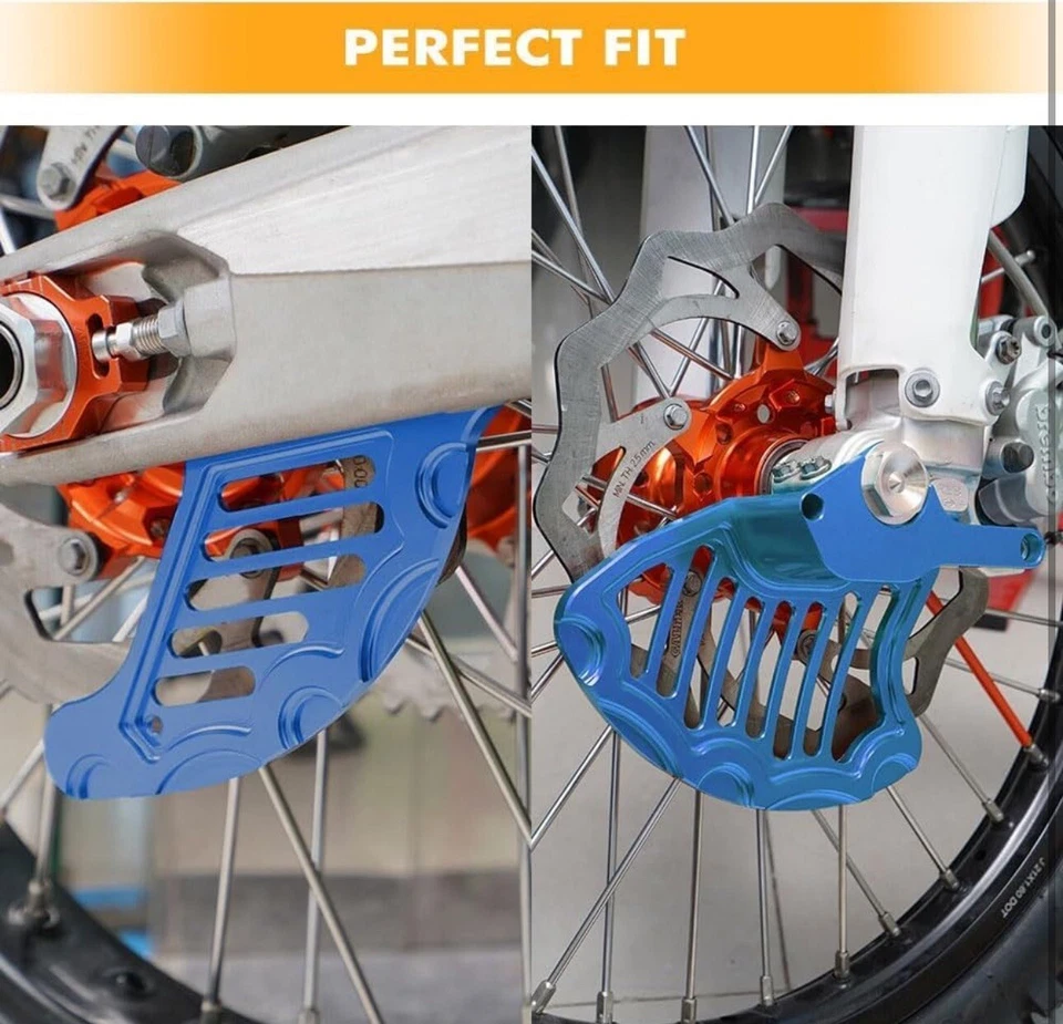 Protector de disco de freno delantero trasero para Husqvarna FC250 FC350 FC450 2015-2017 Foto 4 de 4