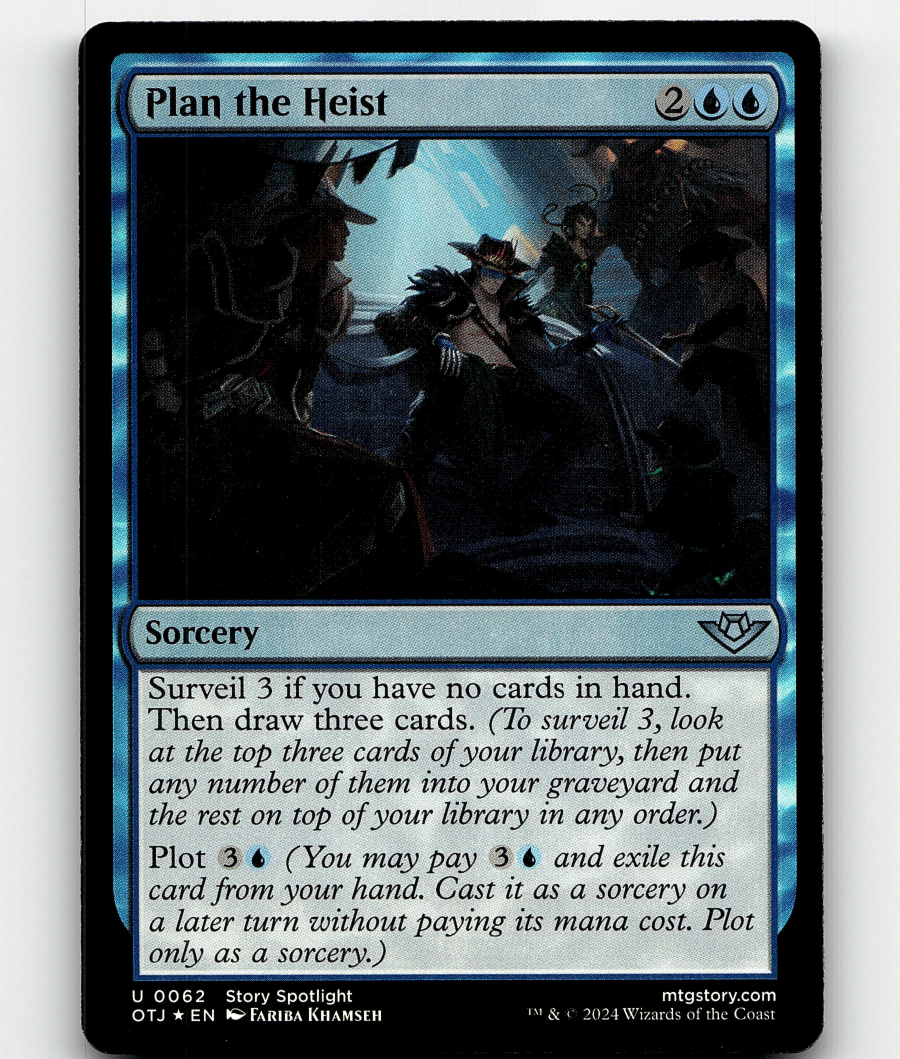 heist cards mtg FOIL - MTG Plan the Heist 62 - Outlaws of Thunder Junction