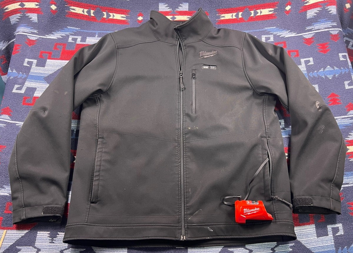 Milwaukee M12 Heated Gear Jacket Toughshell Full Zip Work Coat W/charger  Mens XL