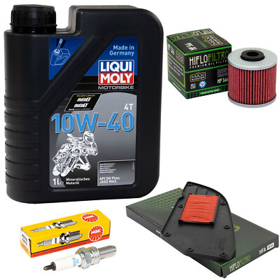 Set Öl 1L Wartung für Kymco New Downtown 125 15-23 Luftfilter Ölfilter Zündkerze