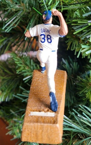 Eric Gagne Los Angeles LA Dodgers Baseball MLB Xmas Tree Ornament vtg Jersey #38 - Picture 14 of 15