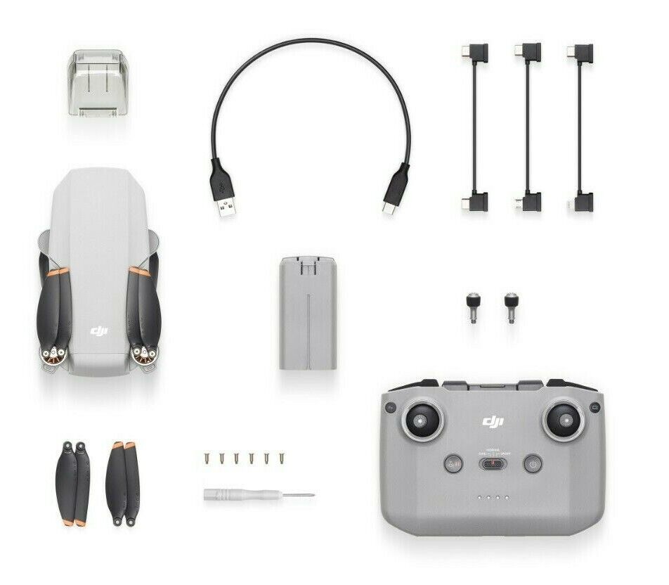 DJI Mini 2 Drone Quadcopter Ready To Fly 3 battery Bundle