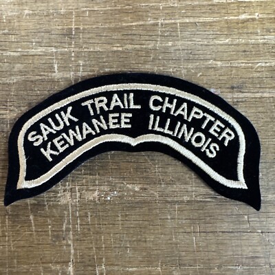 Harley Davidson HOG Sauk Trail Chapter Kewanee Illinois Vest 5 x 2'' Patch