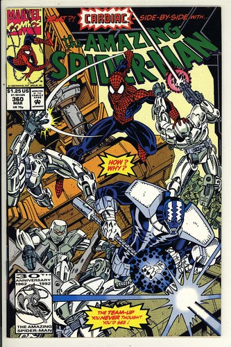 Amazing Spider-Man #360 1st appearance of Carnage in cameo 1992 NM