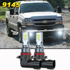 2X 6000K LED Fog Lights Bulbs For 2003-2006 Chevy Silverado 1500 2500 3500 HD