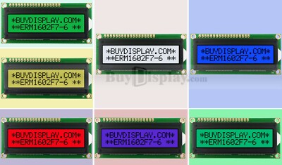 16X2 1602 Character LCD Display Module Screen LCM w/RGB Backlight HD44780