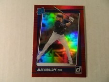 2021 Donruss Red Holo Foil Rated Rookie SP Card of Alex Kirilloff - Twins HOT 