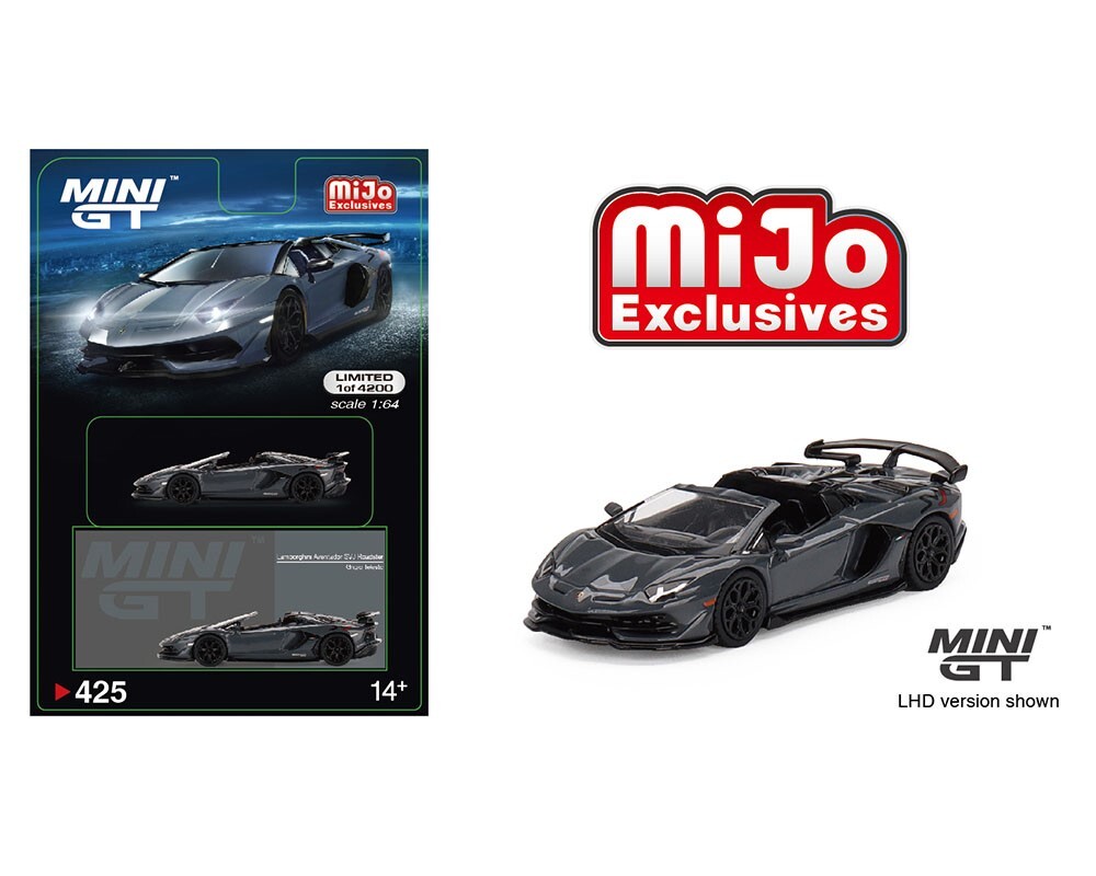 ミニカー minigt Lamborghini Aventador SVJ CHASE CAR 1/64 Mini GT Lamborghini Aventador SVJ (Giallo