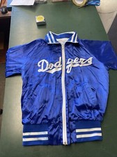LA Dodgers Baseball 80  s  Vintage Official License Satin Jacket Small