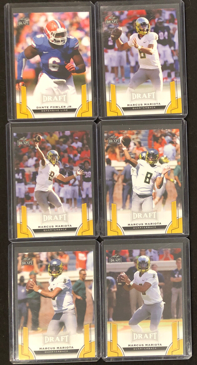 2015 Leaf Draft Football Cards Lot You Pick