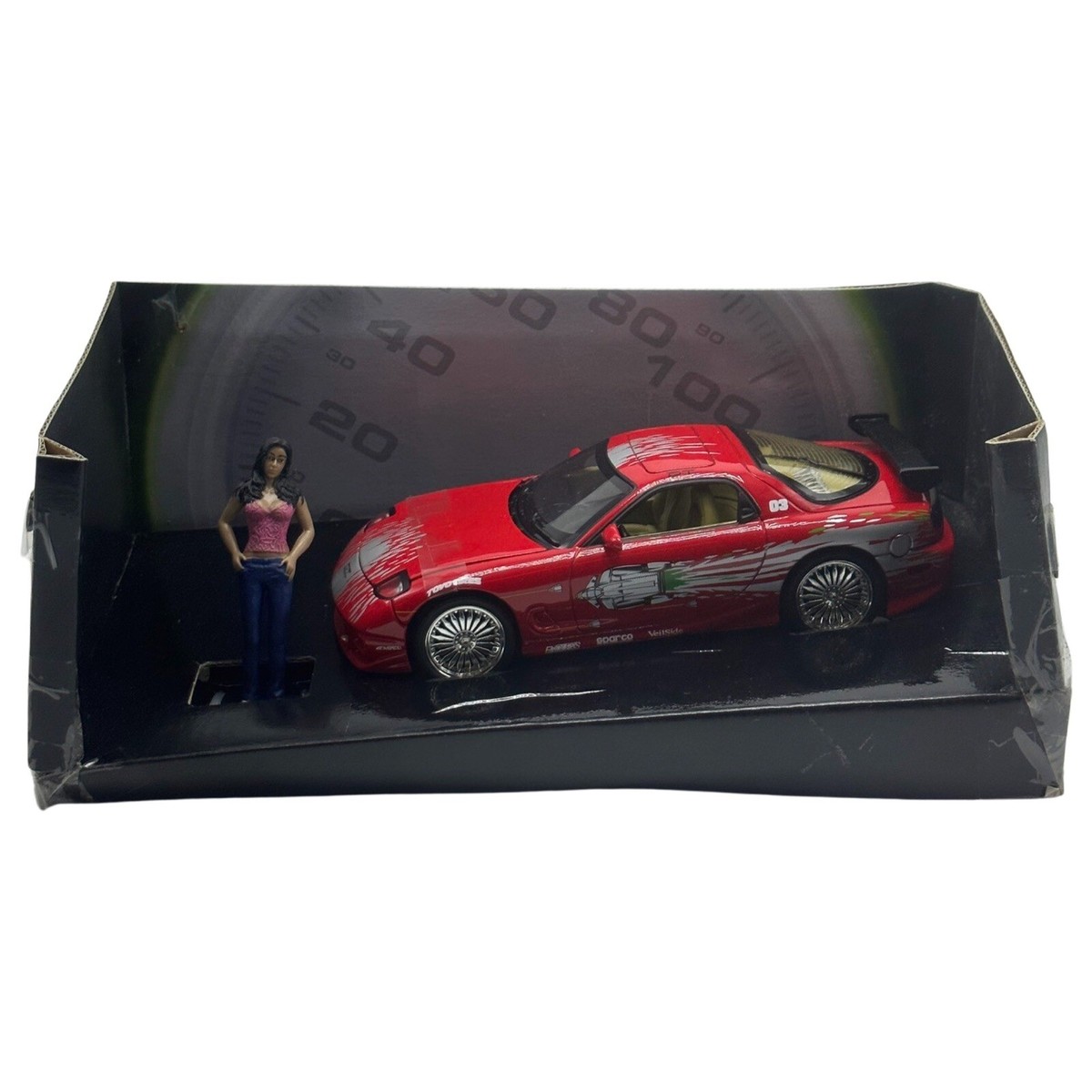 Racing Champions 1993 Mazda RX-7 w/Mia Toretto The Fast And