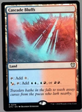 Cascade Bluffs 0276 Non Foil Rare Outlaws of Thunder Junction MTG NM