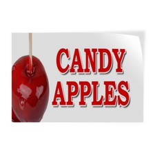 Decal Stickers Candy Apples Food Fair Truck Restaurant Vinyl Store Sign Label
