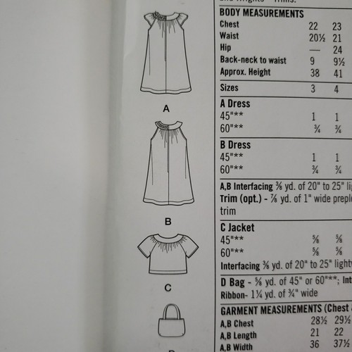 Simplicity 2270 Round-Yoke Dress w/ Cutaway Armholes, Jacket Purse Sz 7-14 Uncut - Picture 6 of 6