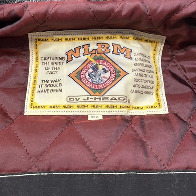 2000 NLBM Legacy Negro League Baseball Museum Leather Jacket J 