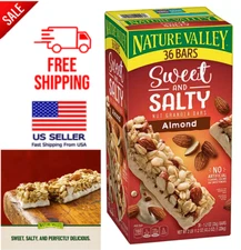 Nature Valley Sweet and Salty Nut Almond Granola Bars 36 ct NEW