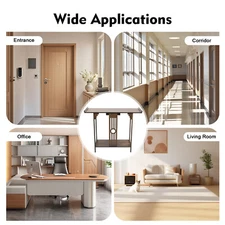 2-Layer Console Table Retro Long Table for Entryway Hall Photo Decor Displaying!