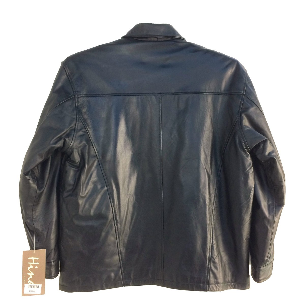 L-7114 Hind, Vintage, Men Zip up, Genuine Lamb Leather James Dean