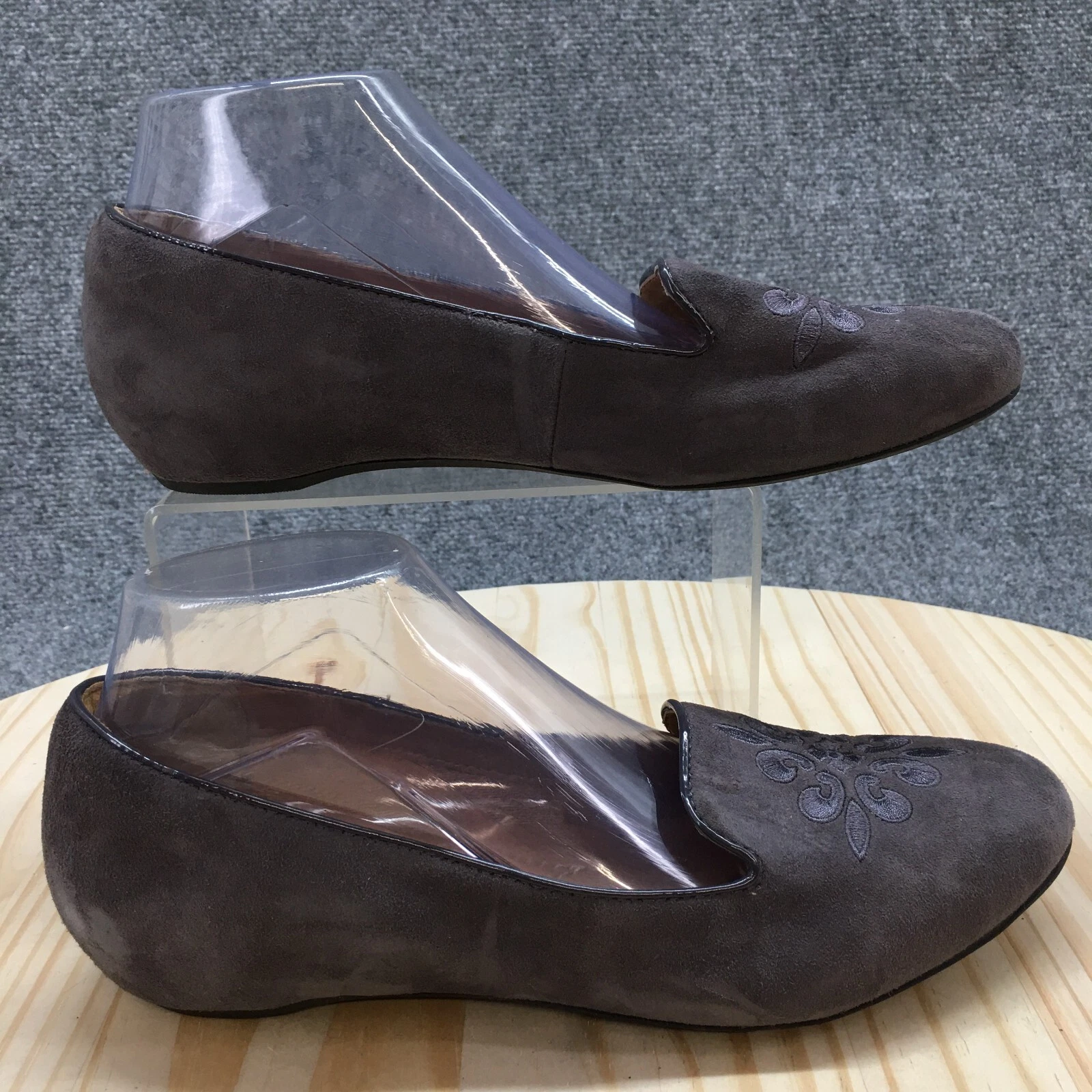 Scarpe Clarks Artisan donna 9 M Alitay Kallen mocassini viola punta mandorla casual