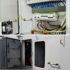 Edge Trim White U Shape Edge Protector Rubber with Steel Clips Fits 3/64"-3/3...