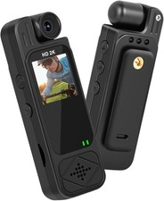 Mini Body Camera, 1080P HD Wearable Body Camera with 128GB Support, Night Vision