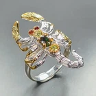 Jewelry ring Natural Black Opal Ring 925 Sterling Silver Size 8 /R473923
