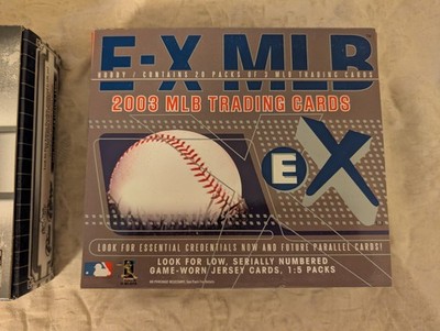 2003 Fleer E-X MLB Trading Cards Open Box Baseball Ken Griffey Barry Bonds Etc
