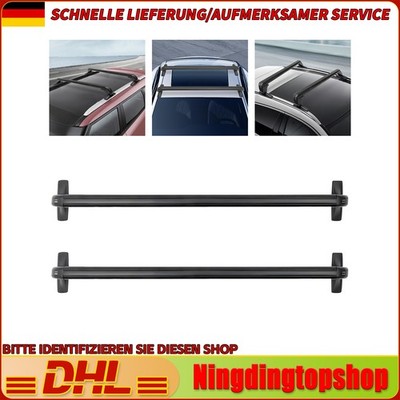 2x Universal Auto Top Dachträger Querträger 48'' Gepäck Cargo Carrier Aluminium