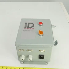 Hoffman A10086CH 10" x 8" x 6" Electrical Enclosure W/Backplate & Switch