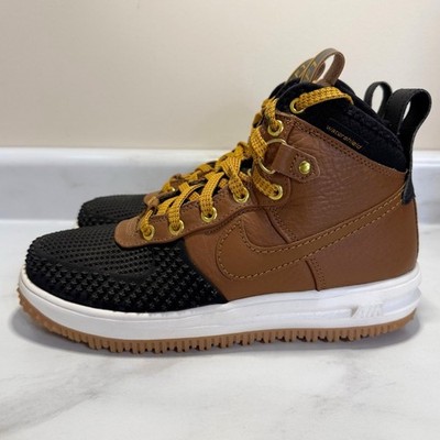 Nike Lunar Force 1 Boots Men s Size US 7 Ale Brown Black Watershield LF1 EUC
