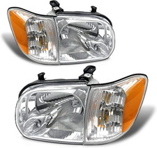 Headlight Assembly For 2005-2006 Toyota Tundra Double Crew Cab 2005-2007 Sequoia