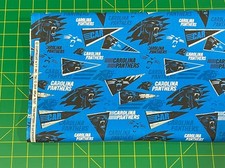 Carolina Panthers Retro Fabric, HALF YARD, Football Team 100 Cotton Fabric