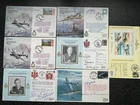 1985-87 RAF FLOWN COVERS - 7 COVERS - VARIOUS SQUARDONS - MOSTLY MULTI SIGNED -