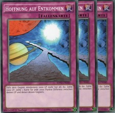 yugioh 3x Hoffnung auf Entkommen SDPD-DE040 COMMON 1AUFLAGE DEUTSCH