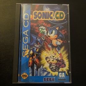 Sonic CD For Sega CD CIB Complete Vintage Collectible Excellent Condition Item