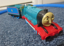 Thomas Trackmaster TOMY GORDON Motorized Blue Engine 4 Works No Battery Cover