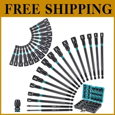 High-Quality 31PCS Long Nut Driver Set with Storage Box