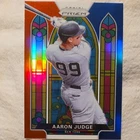 2021 Panini Prizm - Stained Glass Aaron Judge #SG-5 Red White & Blue Prizm