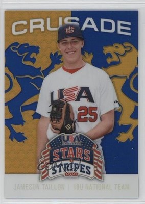 2015 Panini Stars and Stripes Crusade Blue Jameson Taillon #49 1g2
