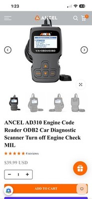 Ancel AD310 Car OBD2 Scanner