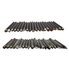 20 Pcs Steel Punches Flower Punch Stamp Set Jewelry Metal Craft Stamping Tools