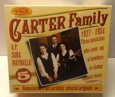 The Carter Family 1927-1934 on 5 CD's JSP Records England 127 Songs