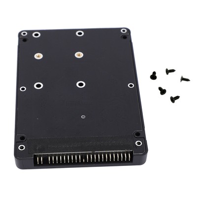 MSATA to 2.5'' IDE HDD SSD mSATA to PATA Adapter Converter Card 44PIN w/ Case