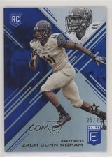 2017 Panini Elite Draft Picks Aspirations Blue 25/25 Zach Cunningham #128 a8x